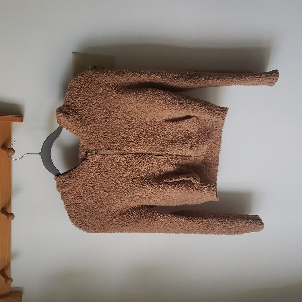 SKIMS sherpa zip up hoodie 12/14